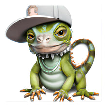 Load image into Gallery viewer, Big-Headed Lizard 30*30CM(Canvas) Full Round Drill Diamond Painting
