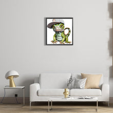 Load image into Gallery viewer, Big-Headed Lizard 30*30CM(Canvas) Full Round Drill Diamond Painting
