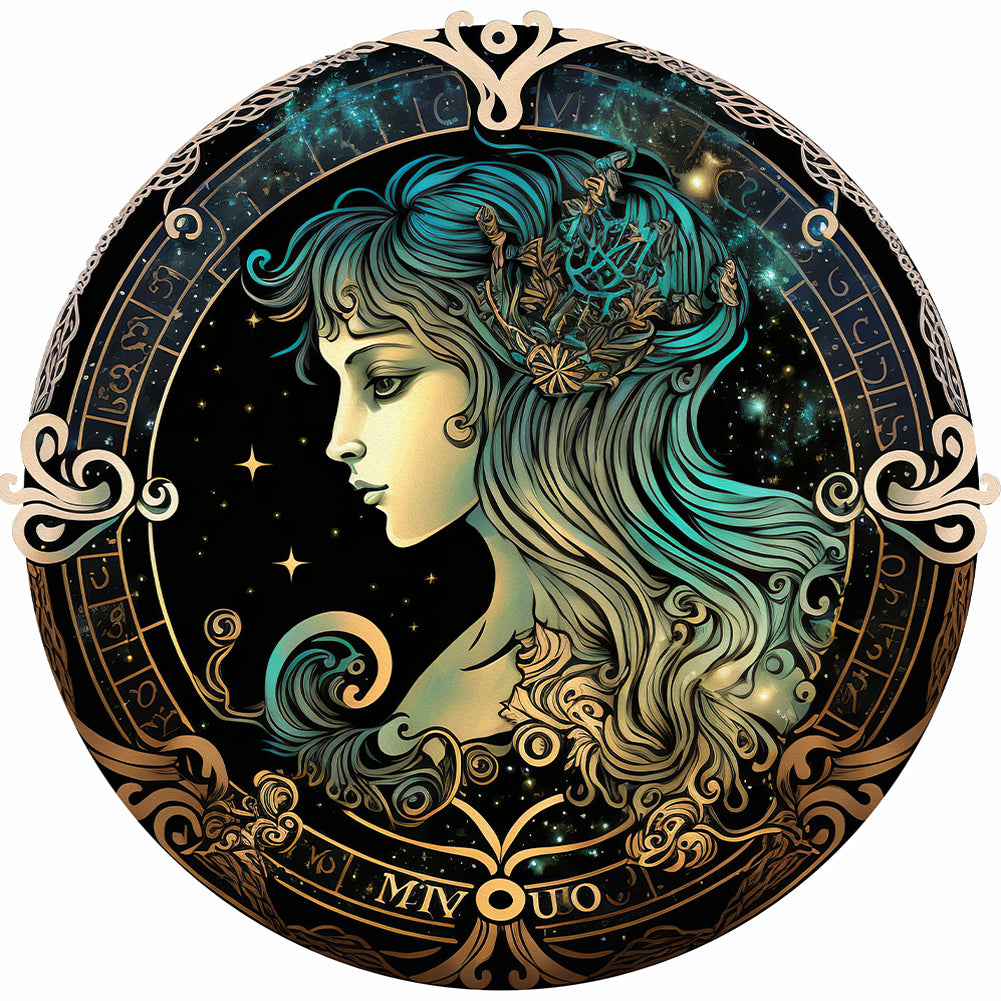 Zodiac Signs 30*30CM(Canvas) Full Round Drill Diamond Painting