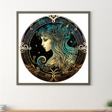 Load image into Gallery viewer, Zodiac Signs 30*30CM(Canvas) Full Round Drill Diamond Painting
