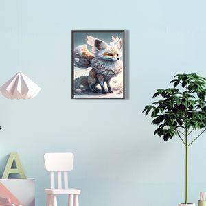 Fox 30*40CM(Canvas) Full Round Drill Diamond Painting
