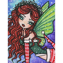 Load image into Gallery viewer, Elf Girl In Snowy Season 30*40CM(Canvas) Full Round Drill Diamond Painting
