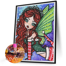 Load image into Gallery viewer, Elf Girl In Snowy Season 30*40CM(Canvas) Full Round Drill Diamond Painting
