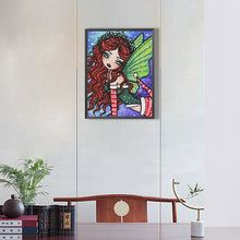 Load image into Gallery viewer, Elf Girl In Snowy Season 30*40CM(Canvas) Full Round Drill Diamond Painting
