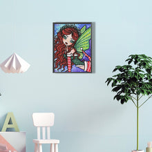 Load image into Gallery viewer, Elf Girl In Snowy Season 30*40CM(Canvas) Full Round Drill Diamond Painting
