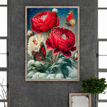 Load image into Gallery viewer, Butterflies, Flowers, And Peonies 30*40CM(Canvas) Full Round Drill Diamond Painting
