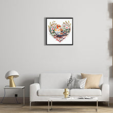 Load image into Gallery viewer, A Sparrow In A Heart 30*30CM(Canvas) Full Round Drill Diamond Painting

