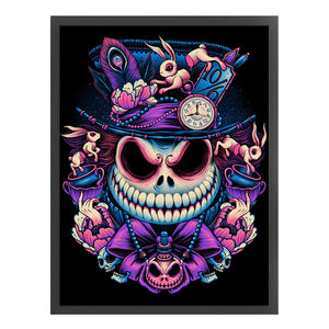 Huancan - Skull Head - 40*55CM 11CT 3 Stamped Cross Stitch