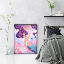 Load image into Gallery viewer, Huancan - Long-Haired Girl - 40*55CM 11CT 3 Stamped Cross Stitch
