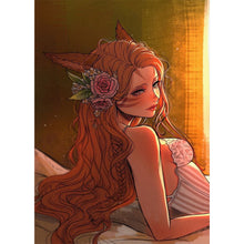 Load image into Gallery viewer, Huancan - Girl - 50*70CM 11CT 3 Stamped Cross Stitch
