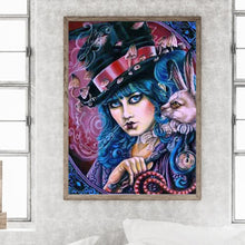Load image into Gallery viewer, Colorful Woman 30*40CM(Canvas) Full Round Drill Diamond Painting
