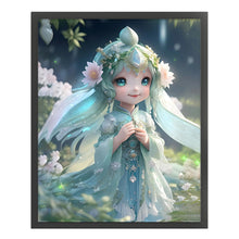Load image into Gallery viewer, Huancan - Cute Dreamy Elf - 40*50CM 11CT 3 Stamped Cross Stitch
