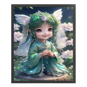 Huancan - Cute Dreamy Elf - 40*50CM 11CT 3 Stamped Cross Stitch