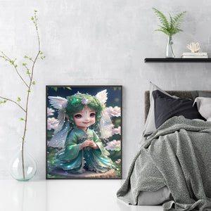 Huancan - Cute Dreamy Elf - 40*50CM 11CT 3 Stamped Cross Stitch