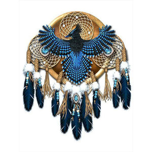 Native American Dreamcatcher 30*40CM(Canvas) Full Round Drill Diamond Painting