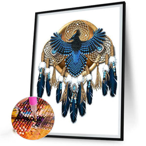 Native American Dreamcatcher 30*40CM(Canvas) Full Round Drill Diamond Painting