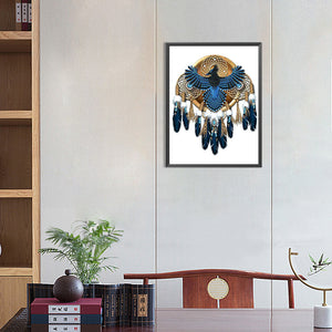 Native American Dreamcatcher 30*40CM(Canvas) Full Round Drill Diamond Painting