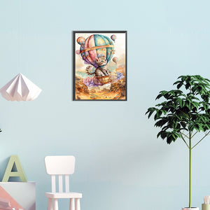 Kitten 30*40CM(Canvas) Full Round Drill Diamond Painting