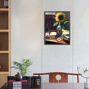Sewing Machine 30*40CM(Canvas) Full Round Drill Diamond Painting