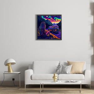 Colorful Cloud Road - Voyage 40*40CM(Canvas) Full Round Drill Diamond Painting