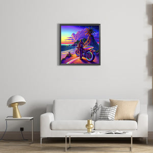 Colorful Cloud Road - Voyage 40*40CM(Canvas) Full Round Drill Diamond Painting
