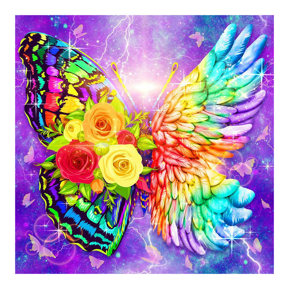Butterfly 40*40CM(Canvas) Full Round Drill Diamond Painting
