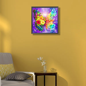 Butterfly 40*40CM(Canvas) Full Round Drill Diamond Painting