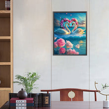 Load image into Gallery viewer, Fantasy Swan Lake 40*50CM(Canvas) Full Round Drill Diamond Painting
