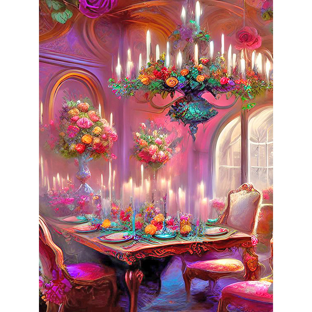 Classic European And American Home 30*40CM(Canvas) Full Round Drill Diamond Painting