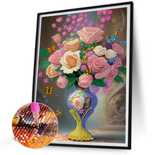 Load image into Gallery viewer, Flower Bouquet 30*40CM(Canvas) Partial Special Shaped Drill Diamond Painting
