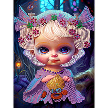 Load image into Gallery viewer, Little Girl 30*40CM(Canvas) Partial Special Shaped Drill Diamond Painting
