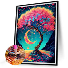 Load image into Gallery viewer, Tall Tree In The Starry Sky 30*40CM(Canvas) Full Round Drill Diamond Painting
