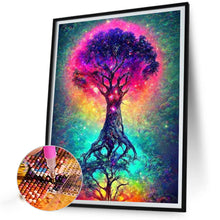 Load image into Gallery viewer, Tall Tree In The Starry Sky 30*40CM(Canvas) Full Round Drill Diamond Painting
