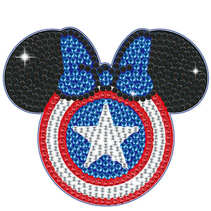 DIY Diamond Painting Coasters Mickey Kit Cartoon for Adults Kids (MZ019)
