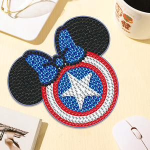 DIY Diamond Painting Coasters Mickey Kit Cartoon for Adults Kids (MZ019)