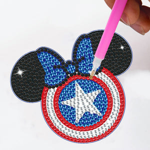 DIY Diamond Painting Coasters Mickey Kit Cartoon for Adults Kids (MZ019)