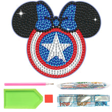 Load image into Gallery viewer, DIY Diamond Painting Coasters Mickey Kit Cartoon for Adults Kids (MZ019)
