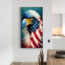 Load image into Gallery viewer, American Eagle On Independence Day 40*70CM(Canvas) Full Round Drill Diamond Painting
