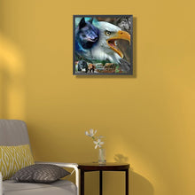 Load image into Gallery viewer, Ferocious Eagle 40*40CM(Canvas) Full Round Drill Diamond Painting
