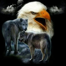 Load image into Gallery viewer, Ferocious Eagle 40*40CM(Canvas) Full Round Drill Diamond Painting
