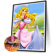 Load image into Gallery viewer, Princess Aurora And Roses 30*40CM(Canvas) Full Round Drill Diamond Painting
