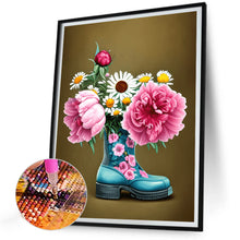 Load image into Gallery viewer, Wildflowers In Leather Shoes 30*40CM(Canvas) Full Round Drill Diamond Painting
