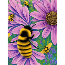Load image into Gallery viewer, Hardworking Bees 30*40CM(Canvas) Full Round Drill Diamond Painting
