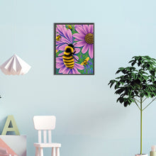 Load image into Gallery viewer, Hardworking Bees 30*40CM(Canvas) Full Round Drill Diamond Painting
