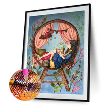 Load image into Gallery viewer, Little Girl 30*40CM(Canvas) Full Round Drill Diamond Painting

