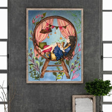Load image into Gallery viewer, Little Girl 30*40CM(Canvas) Full Round Drill Diamond Painting
