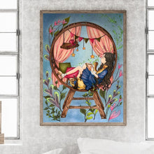 Load image into Gallery viewer, Little Girl 30*40CM(Canvas) Full Round Drill Diamond Painting
