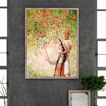 Load image into Gallery viewer, Little Girl 30*40CM(Canvas) Full Round Drill Diamond Painting
