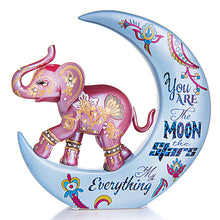 Load image into Gallery viewer, Yishu - Moon And Baby Elephant - 50*50CM 11CT 3 Stamped Cross Stitch
