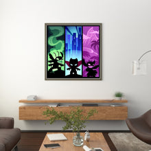 Load image into Gallery viewer, Yishu - Stitch Silhouette - 50*50CM 11CT 3 Stamped Cross Stitch
